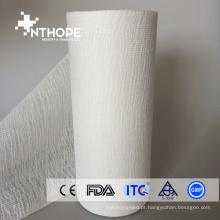 100% algodão 90cm x 100m 19x9 rolo de gaze absorvente branco 100